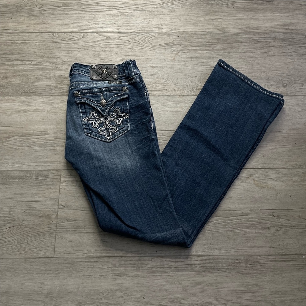Miss me low rise boot cut jeans